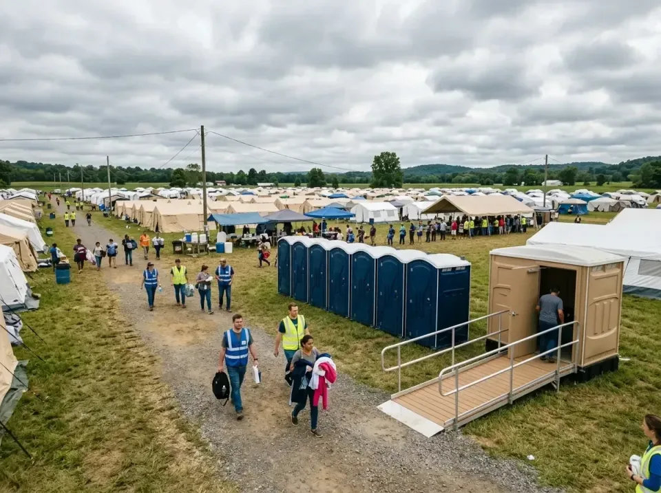 disaster-relief-camp-restrooms-010 — frequently asked questions, Dumpster & Portable Bathrooms Rental in Siler City, NC